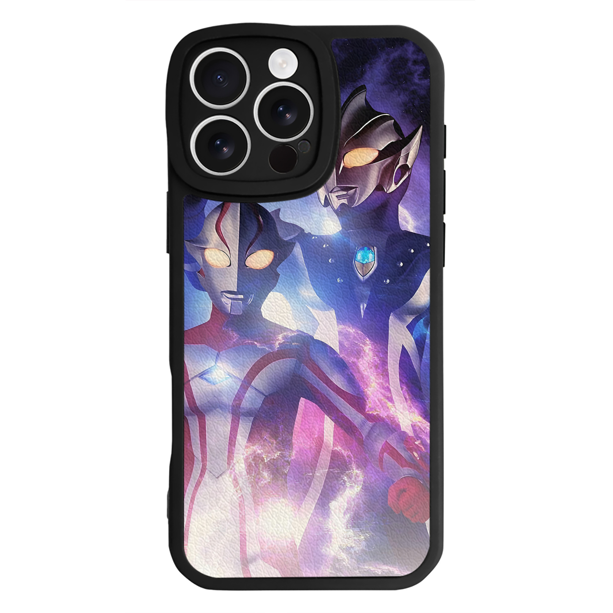 （画像用） ウルトラマン Ultraman 【iPhone 16シリーズ対応】シリコンスマホケース（レザー調） 材質：シリコン